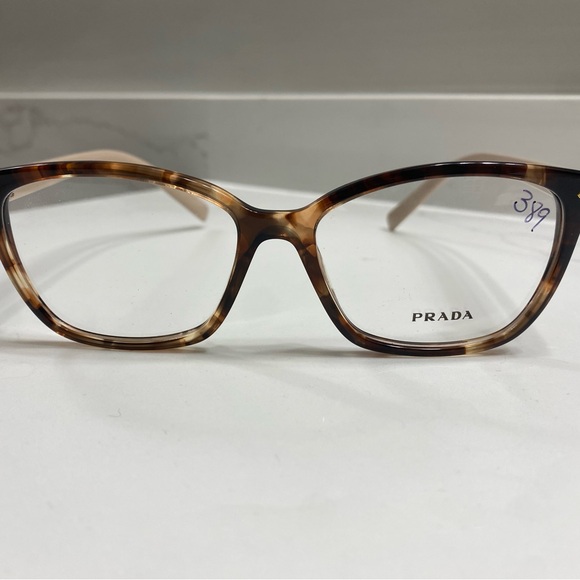 Prada eyeglass frame ladies pink and maroon.  Brand new never used - Picture 5 of 6